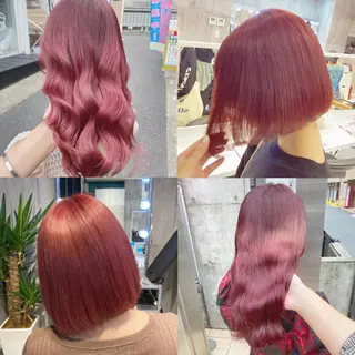 セミロング 🤍ムラ修正ブリーチ 🤍原宿/YUUのヘアスタイル