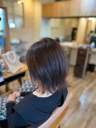 ミディアム 清水 京太のヘアスタイル