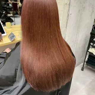 ロング カラー ブリーチなし 暖色カラー/井上あいのヘアスタイル