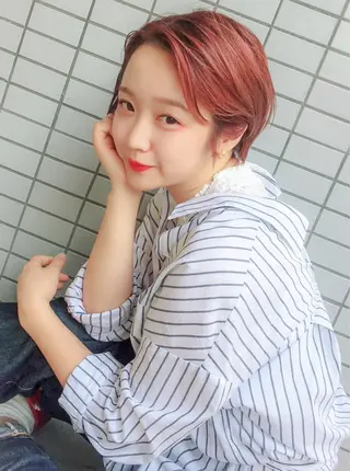 ショート カラー ヘアアレンジ 美艶ボブ 石井一成のヘアスタイル