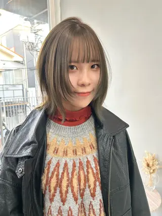 ミディアム カラー 💘大人可愛く💘 Natsuki❥❥❥のヘアスタイル