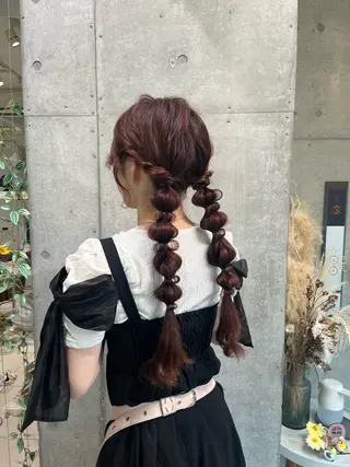 ヘアアレンジ 透明感♡艶髪カラー/ Kazuha🎀のヘアスタイル