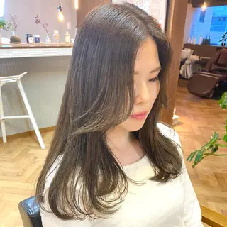 ロング カラー パーマ ヘアアレンジ メンズ キッズ ネイル マツエク・マツパ 前川 朋香のヘアスタイル