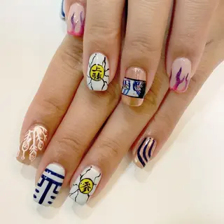 ネイル 中牟田 彩水のネイルデザイン