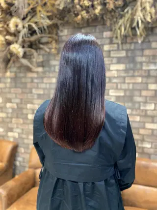 セミロング カラー .・.艶髪ヘアケア サカモト.・.のヘアスタイル