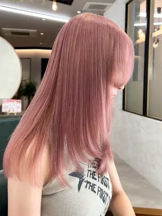 ロング 韓国レイヤー/透明感 ♡YUUNAのヘアスタイル