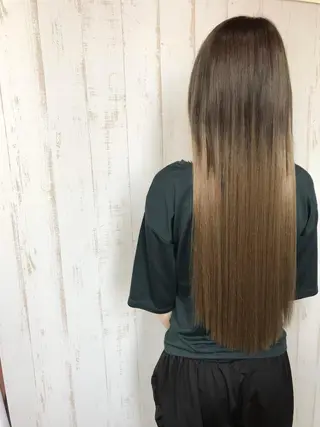 ロング チビ編み込みエクステ シールEXどぅ〜すのヘアスタイル
