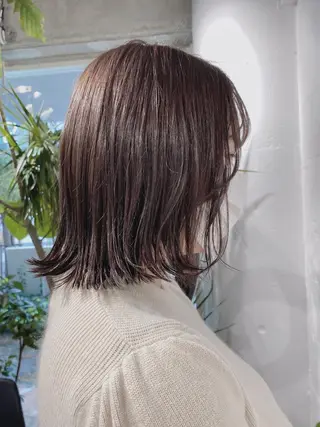 ミディアム ショート・ウルフ✂︎ 安住有咲子のヘアスタイル