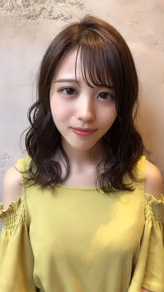 ミディアム 代表山口ひな 髪質改善のプロのヘアスタイル