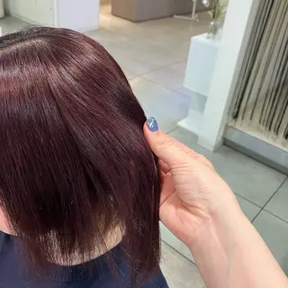 ミディアム レイヤー/ブリ ーチ/ 岡本美優のヘアスタイル