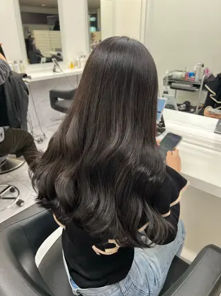 ロング カラー ヘアアレンジ 巻きラク♡レイヤー 🦢こころのヘアスタイル