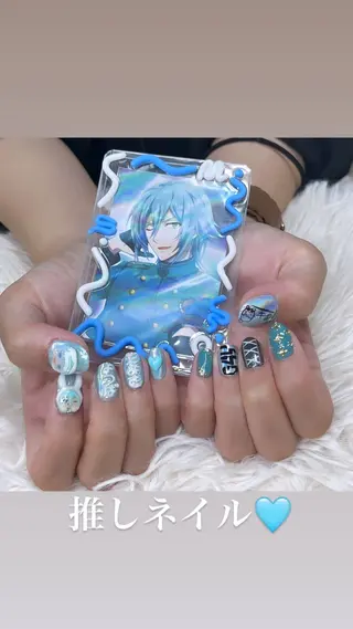 ネイル 🐕‍🦺Yappy 💗A-tanのネイルデザイン
