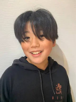 ショート メンズ ヘアカラー&縮毛矯正 STAR☆RIVERのヘアスタイル