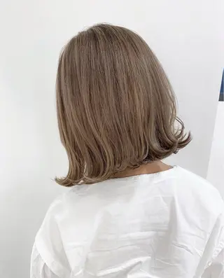 ミディアム 🖤顔まわり 盛れヘア⟡アズサ🖤のヘアスタイル