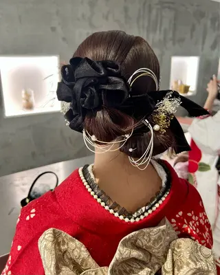 ヘアアレンジ 🦋Misaki🦋 メンズパーマ/着付けのヘアスタイル
