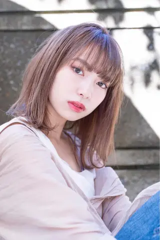ミディアム カラー ✴︎赤み除去カラー daichi✴︎のヘアスタイル