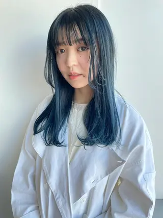 ロング カラー レイヤーカット 🪩yurikaのヘアスタイル