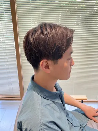 ショート メンズ メンズカット/ニュア ンスパーマkaitoのヘアスタイル