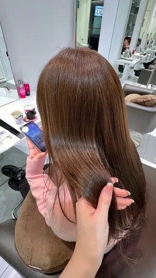 ロング カラー Yuka/Aujua ソムリエ/髪質改善のヘアスタイル