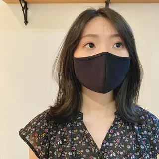 ミディアム ショート& パーマ　坂本のヘアスタイル