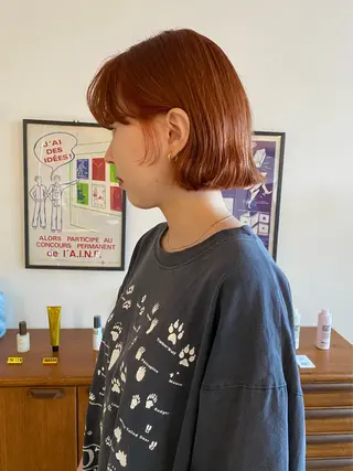 ショート カラー 松崎 めいのヘアスタイル