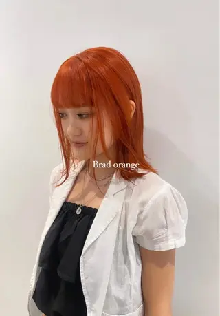 ミディアム カラー 🟧オシャレ女子多数 アツシ🟧のヘアスタイル