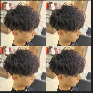 ショート 🔥メンズパーマ 特化 渡辺一翔のヘアスタイル