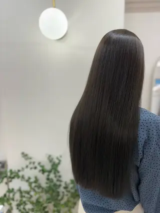 ロング カラー ヘアアレンジ 二ヶ月綺麗なデザイン カット/星野六三四のヘアスタイル