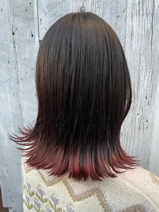 カラー 【店長】インナー指名 No.1戸塚優思のヘアスタイル