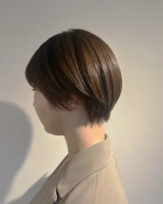 ショート カラー カットモデル募集 ayaのヘアスタイル