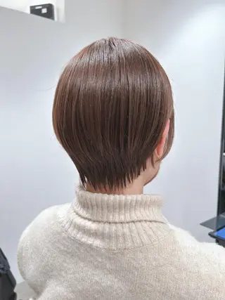 ショート カラー スキバサミを使わない カット🌼唯🌼のヘアスタイル