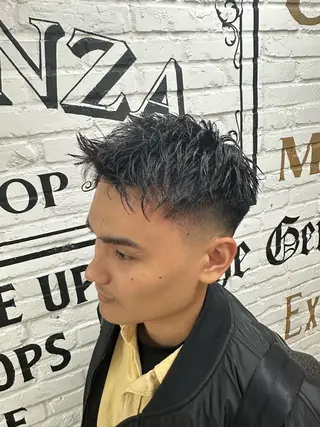 ショート パーマ メンズ 菅原 大空のヘアスタイル