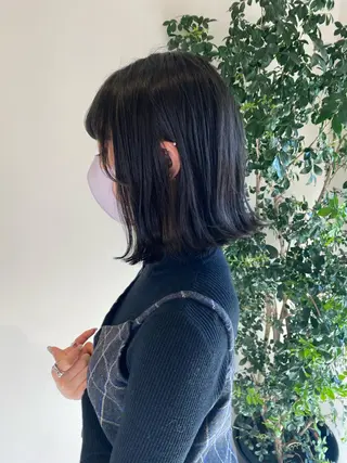 ミディアム カラー 当日予約大歓迎💗 依田瑞希のヘアスタイル