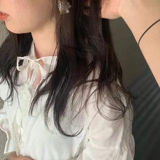 セミロング カラー chouette/ 根本優希のヘアスタイル