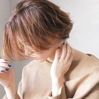 ショート カラー 坂本 裕介/パーマのヘアスタイル