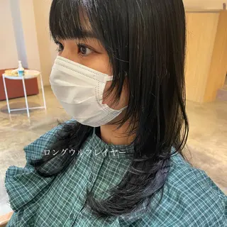 セミロング カラー 北九州美容室 🕊️わかな✂︎のヘアスタイル