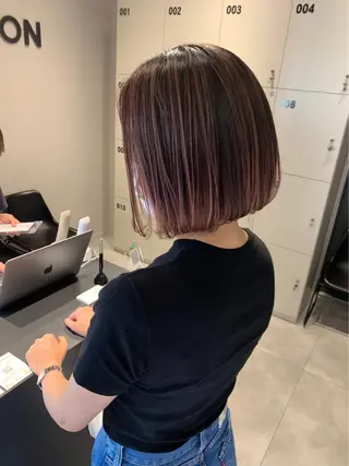 ミディアム カラー ブリーチ👩🦳/ ✂︎MANAMIのヘアスタイル