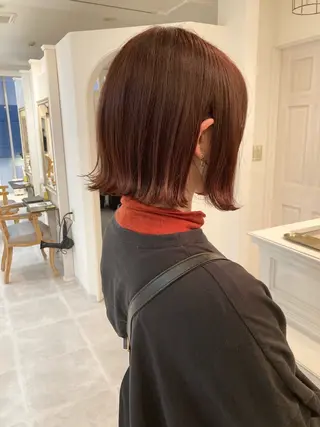 ショート カラー ボブ& 髪質改善FUMIYAのヘアスタイル