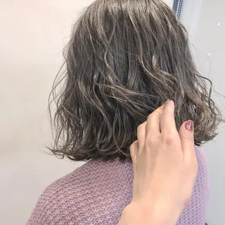 ミディアム カラー 荒川 ひなの 新川崎のヘアスタイル