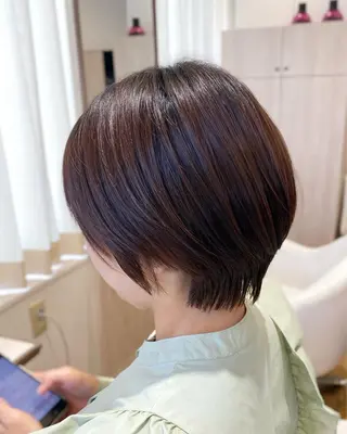 ショート 艶感🫧透明感カラー YUKARIのヘアスタイル