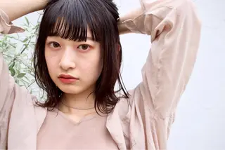 ミディアム カラー パーマ Rico OFFICIALのヘアスタイル