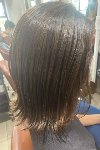 ミディアム 加藤 知子のヘアスタイル