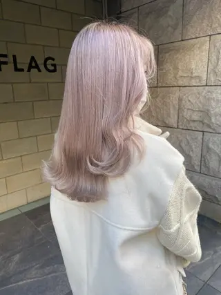 セミロング カラー welring hair salonのヘアスタイル