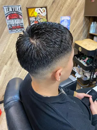 ショート BARBERSHOP NOR 店長YUTOのヘアスタイル