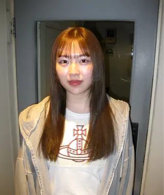 セミロング 今井 香奈恵のヘアスタイル