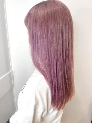 ロング カラー ウルフカット ハッシュカット/七海のヘアスタイル