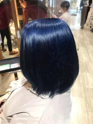 ミディアム カラー インナーカラー/ ストレート/奥野洸也のヘアスタイル