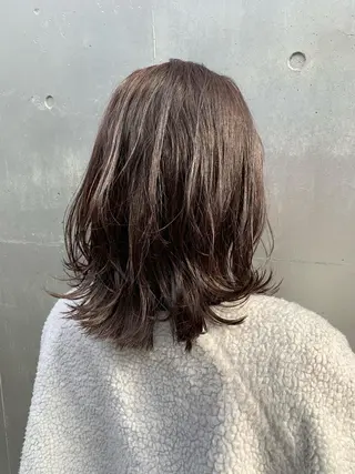 ミディアム カラー パーマ ミニボブ/ブリーチ 🌈MISATOのヘアスタイル