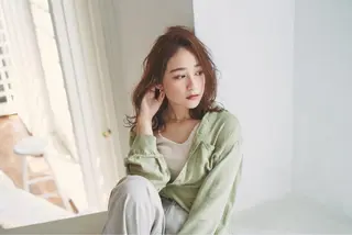 セミロング 【髪質改善】 梅田　聡のヘアスタイル
