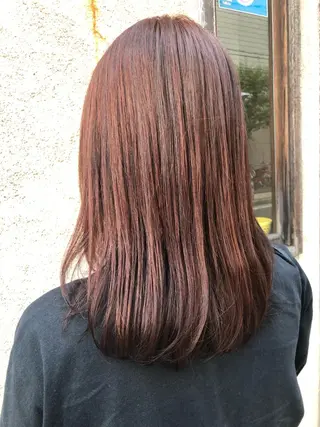 セミロング カラー 國次 夕貴のヘアスタイル